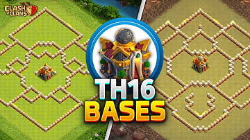 TOP 10! BEST Town Hall 16 (TH16) Base Layouts + Copy Link 2025 | TH16 WAR BASE | Clash of Clans