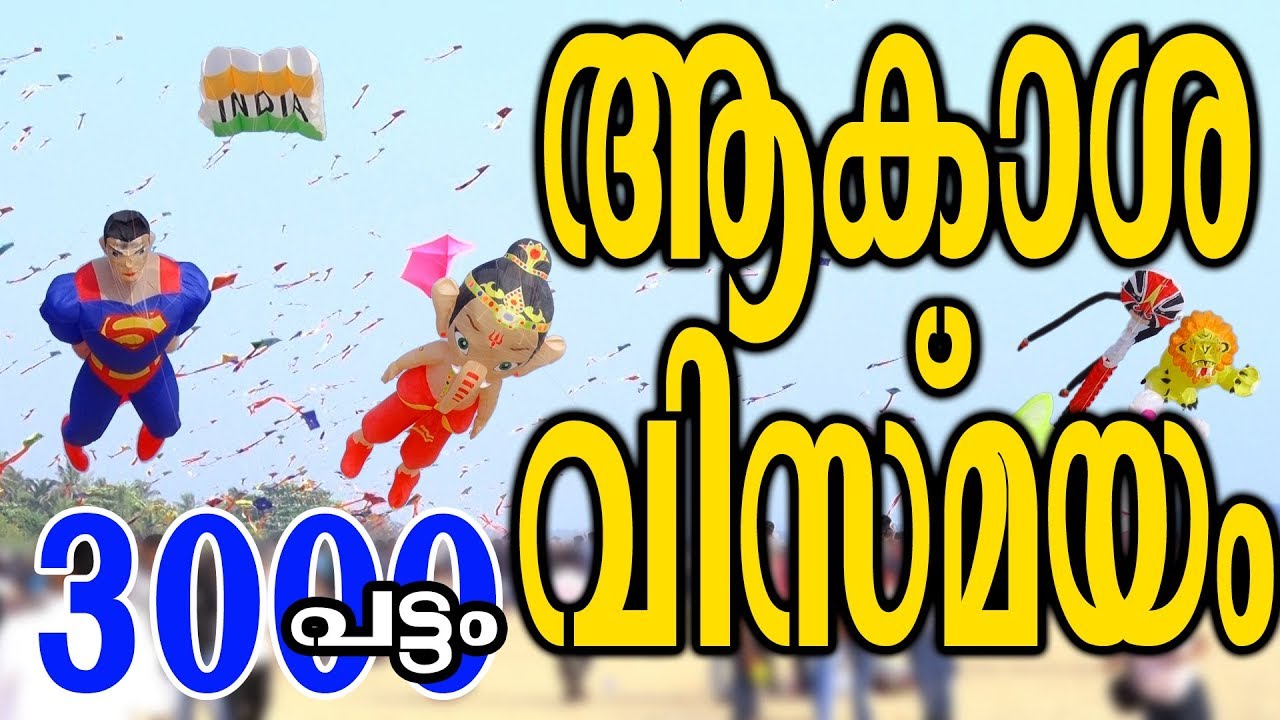 3000 Kites Flying Festival TKM College of Engineering Kollam Beach