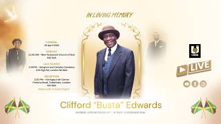 Clifford Busta Edwards - Funeral service