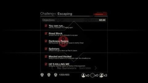 Friday the 13th: The Game single player challenges 8/10