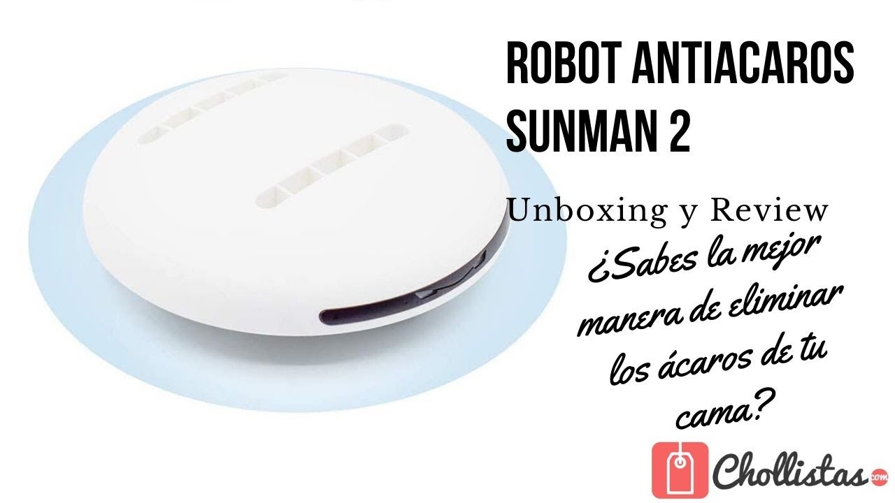 Sabes cómo acabar con los ácaros de tu cama? 🤷\u200d♂️ EL ROBOT SUNMAN 2 LO  HACE POR TI 👌 - YouTube