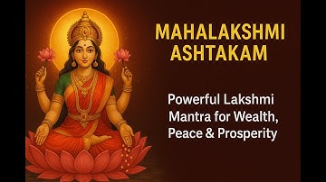 Mahalakshmi Ashtakam | Powerful Lakshmi Mantra for Wealth, Peace & Prosperity