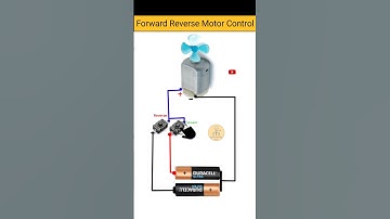 Forward Reverse Motor Control Easy DIY | 1.5V DC Motor #shorts #diy #electronic #diymotor