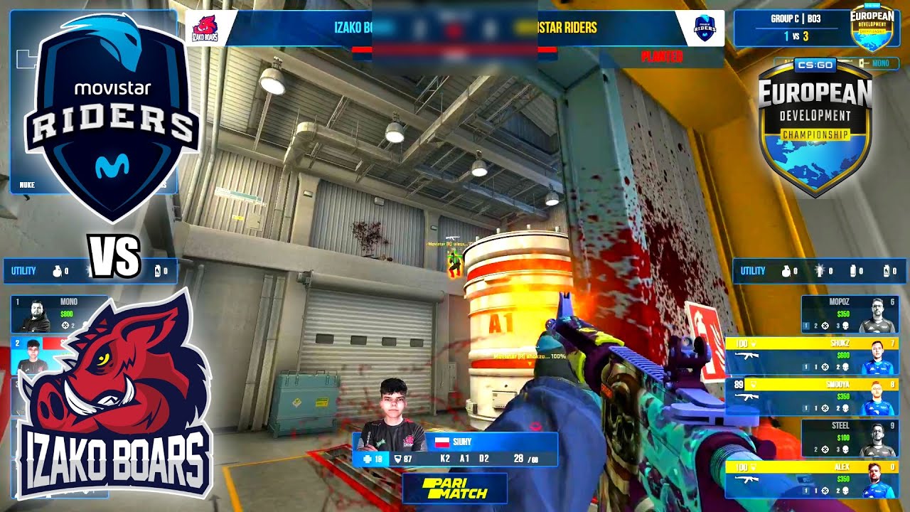 Movistar Riders vs Izako Boars - European Development Championship | CSGO HIGHLIGHTS