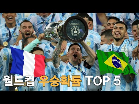   월드컵 개막 직전 우승후보 TOP 5