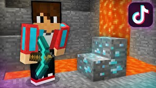 ПРОВЕРИЛ АЛМАЗНЫЕ ЛАЙФХАКИ ИЗ ТИК ТОКА В МАЙНКРАФТ 100% ТРОЛЛИНГ ЛОВУШКА MINECRAFT КОМПОТ АЛМАЗЫ