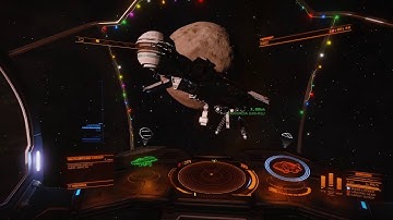Gameplay: Flyby of Nautilus-Class Fleet Carrier in Elite: Dangerous