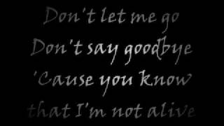 Video thumbnail of "The Used - Kissing You Goodbye [Lyrics]"