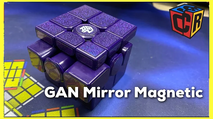 Gan Mirror Cube - Magnetic, Purple, and Fast