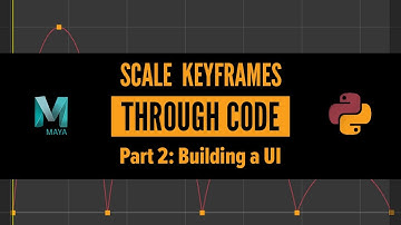 Writing a Keyframe Scaling Tool in Maya using Python. Part 2.