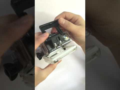 How to open and close the APEMAN Action Camera s Waterproof Case 