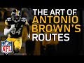 The Art of Antonio Brown's Route Running | Film Review | NFL Highlights