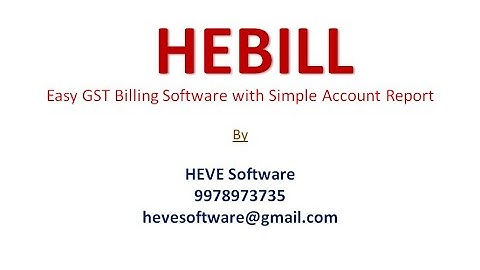 Mybill -Easy Billing Software