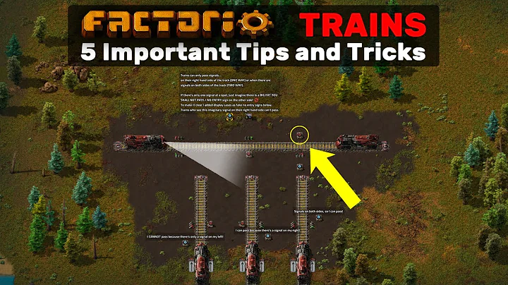 Factorio: 5 Important Train Tips and Tricks!