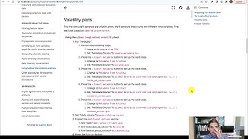 Longitudinal microbiome analysis