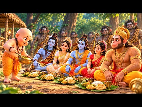 जब अढ़ैया ने भगवान से खुद रसोई बनवाई, फिर हुआ अद्भुत चमत्कार 😱 | Bhakti Katha | 3D Animation