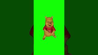 Winnie The Pooh Dancing - Green Screen