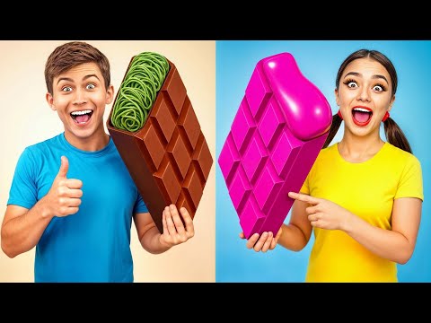 Çikolatadan Gıda VS Gerçek Gıda Mücadelesi | Olala'dan Yemekli Komik Hikayeler