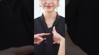 How To Tie A Bow Blouse?