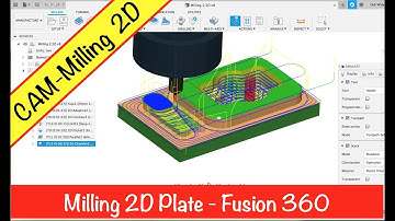 CAM milling 2.5D - Fusion 360