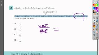 Question 51 - 7th Grade- TCAP Math Practice Test