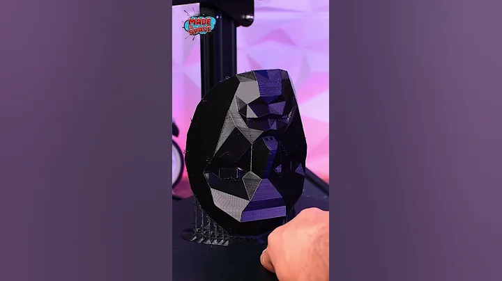 Squid Game Front man mask 3D Print By Made In Space #SHORTS