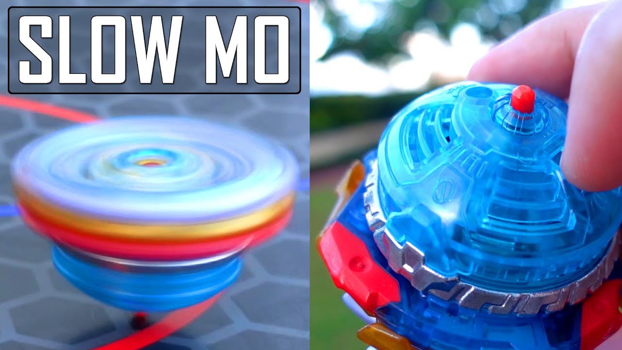 IGNITION DASH IN SLOW MOTION! Beyblade Burst in Slow Motion! Imperial