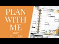 PLAN WITH ME // July Monthly // Oranges + Lemons by According to Ali