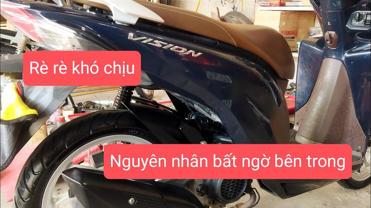 Khắc phục xe Vision có tiếng kêu lạ