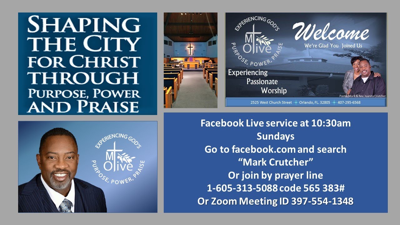 June 7, 2020     Pastor Mark Crutcher