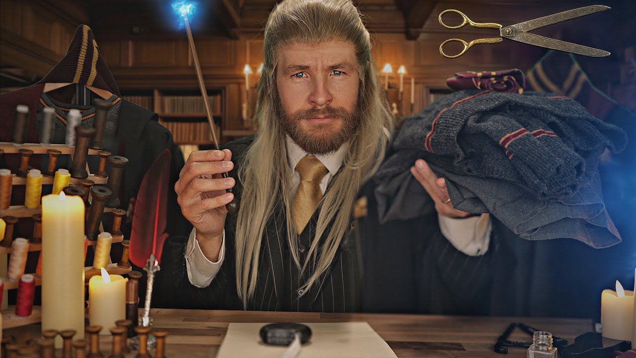 Портной школьной мантии Хогвартса | Ролевая игра ASMR