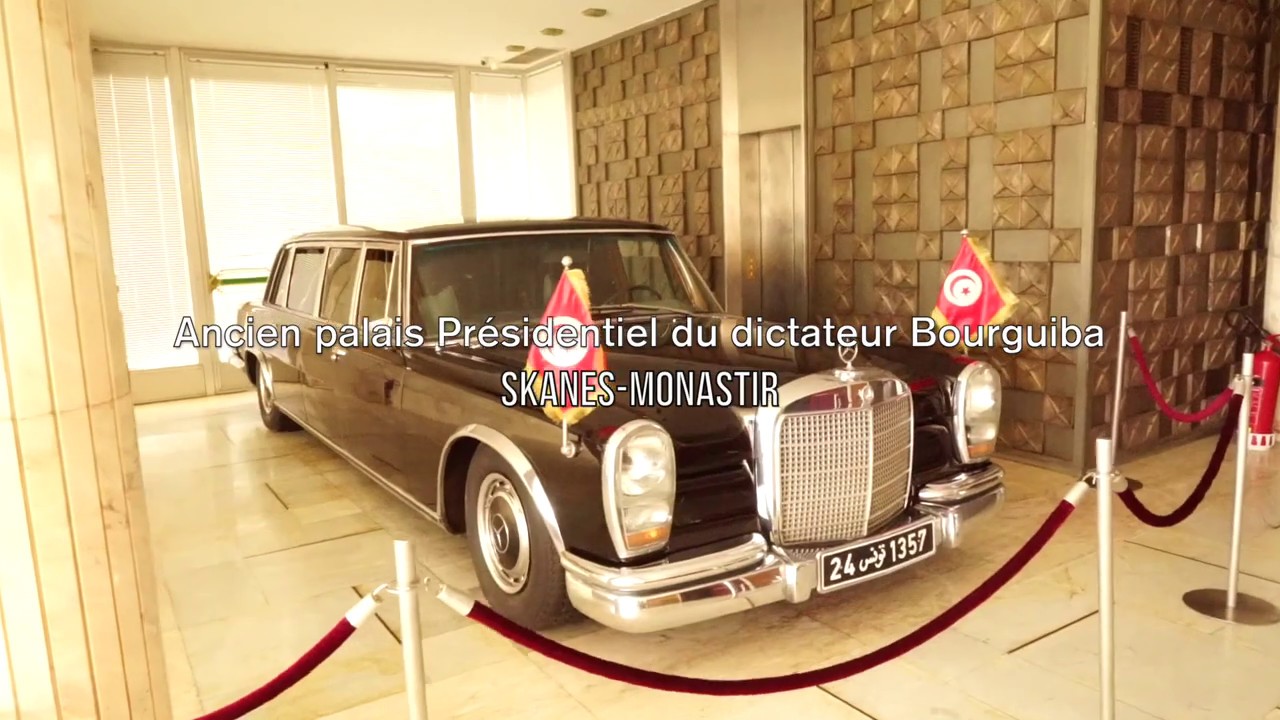 Visite de l'ancien palais présidentiel du dictateur Bourguiba