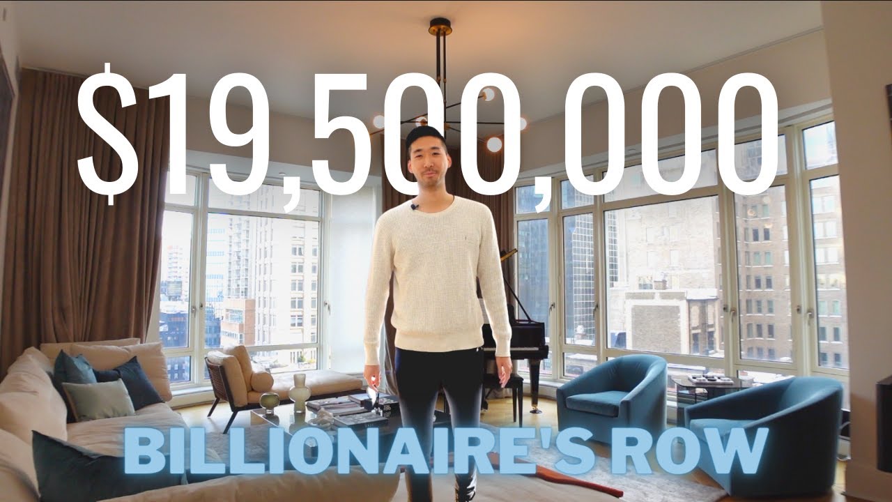 $19,500,000 NYC Apartment Tour on Billionaire's Row | NYC APARTMENT TOUR