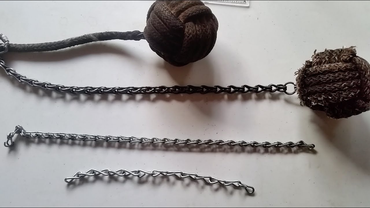 Fire Poi Rope Chain Tutorial - YouTube
