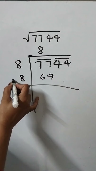 Square Root Of 7744 By Division Method L square-root-of-7744-7744-by-long-division-method-youtube