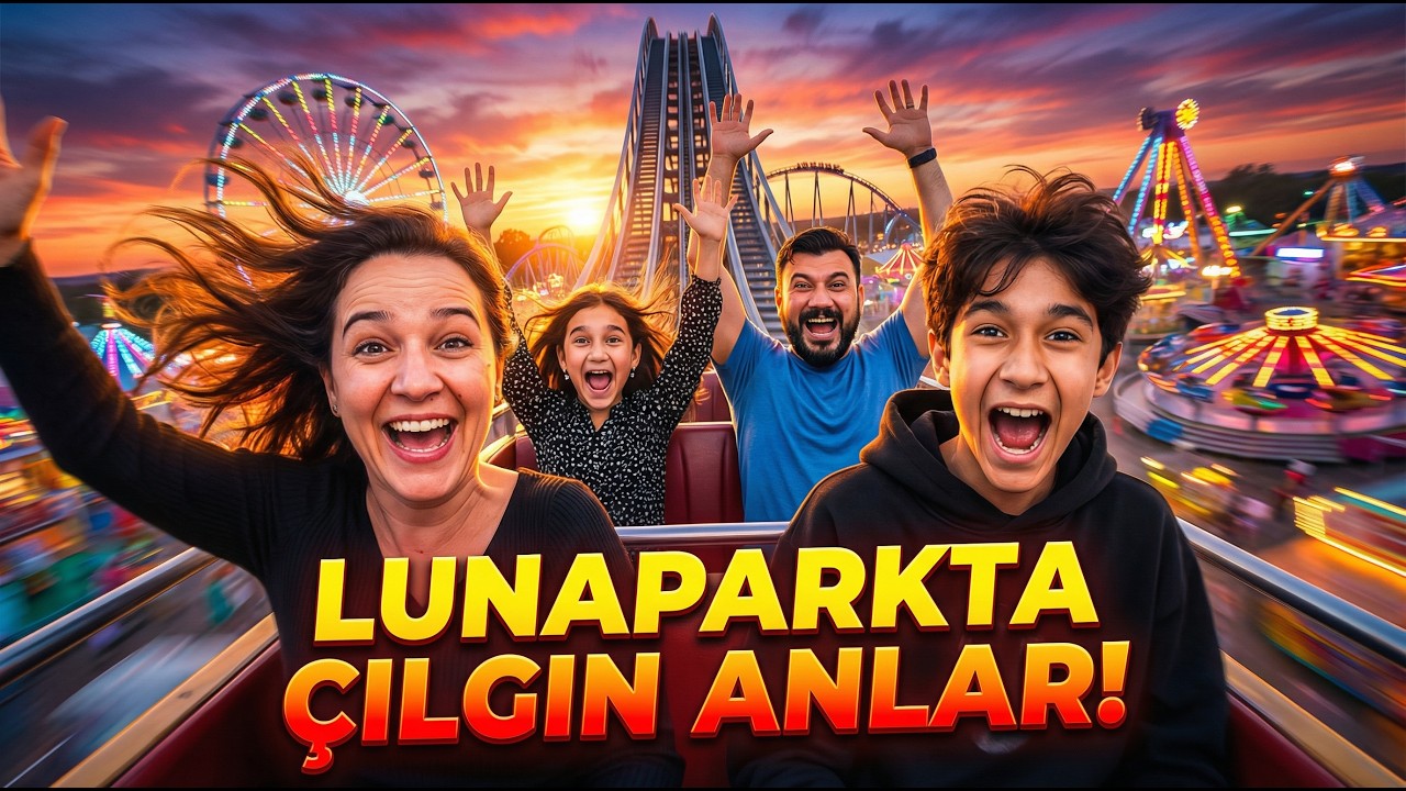 ARIGİLLER LUNAPARKTA🎡 Çılgın Eğlence ve Noel Baba Ziyareti