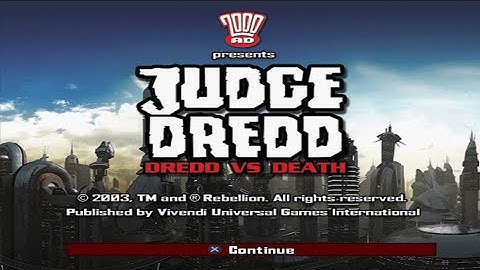 Judge Dredd: Dredd VS Death (PS2) - Longplay Full Game