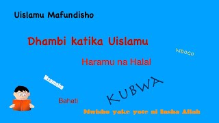 Uislamu, Dhambi katika uislamu