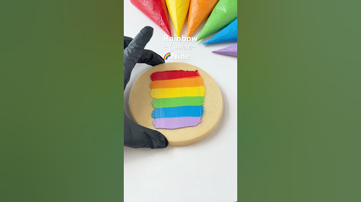 Number Cookie✨ Fav number? Go! 🌈 #cookiedecorating #rainbow #colorful #diy #satisfying #number