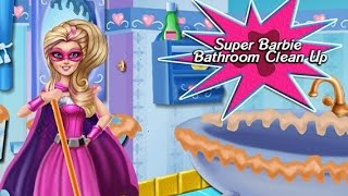 NEW Игры для детей—Disney Принцесса Супер Барби уборка—Мультик Онлайн видео игры для девочек screenshot 5