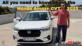 Honda Amaze CVT 2025 | South African Youtuber