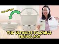 A collapsible silicone travel pot my thoughts  equipment review