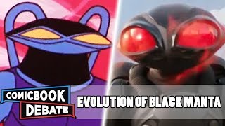 Evolution of Black Manta in Cartoons, Movies \& TV in 9 Minutes (2018)