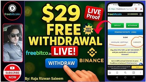 Live Withdrawal | Best Free Earning Apps 2024-25 Without Investment | FreeBitcoin payment proof #fyp