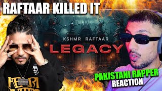 Pakistani Rapper Reacts to KSHMR, RAFTAAR - Legacy