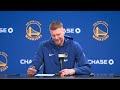 Kristaps Porzingis Recaps His First Game With Warriors | Feb. 19, 2026