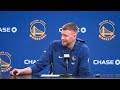 Kristaps Porzingis Recaps His First Game With Warriors | Feb. 19, 2026