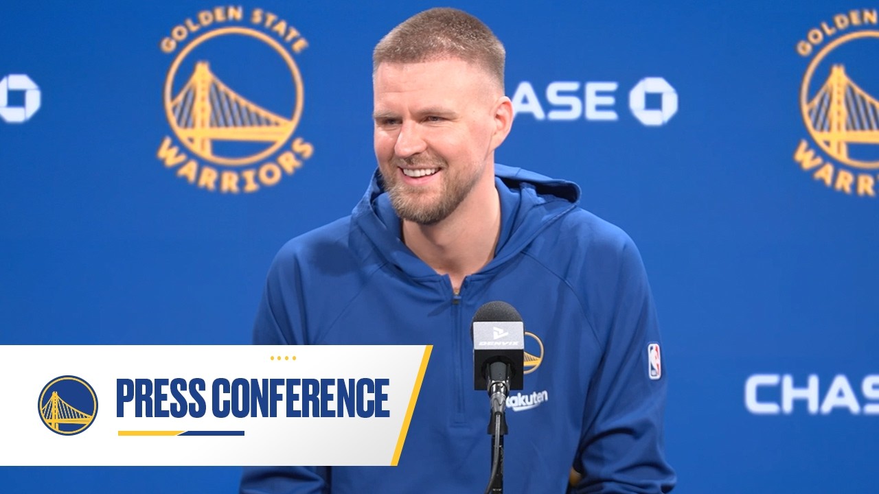 Kristaps Porzingis Recaps His First Game With Warriors | Feb. 19, 2026