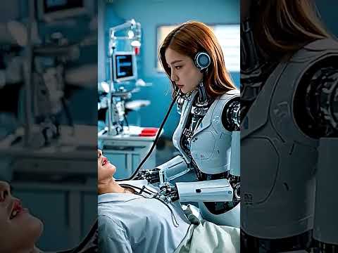Robot Doctor Checks Patient S Heartbeat Robot Robots Robotics Humanoidrobot DIYrobot AIrobot