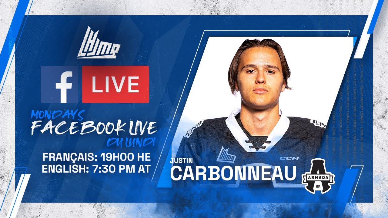 QMJHL Facebook Live | with Justin Carbonneau (Blainville-Boisbriand Armada)